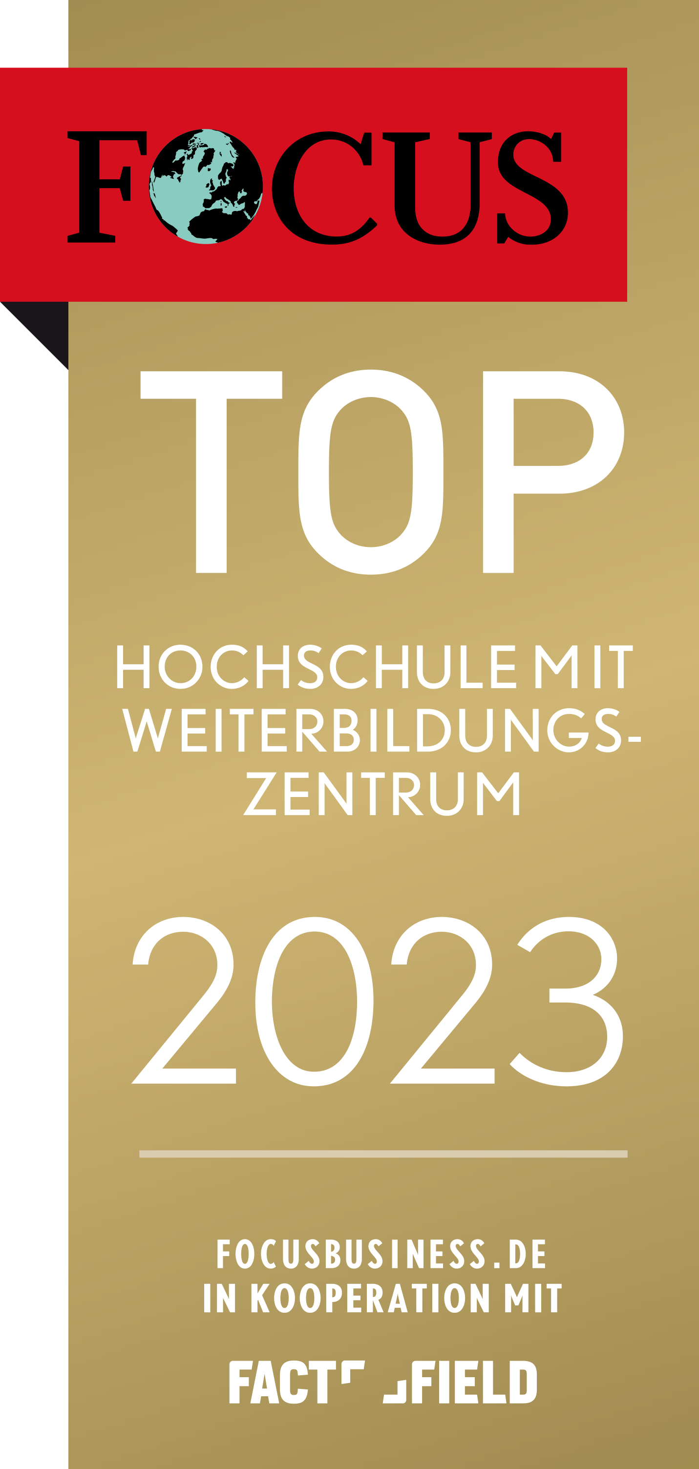 Ausgezeichnet durch Focus Business Magazin als eine der besten Weiterbildungsanbieter Deutschlands
